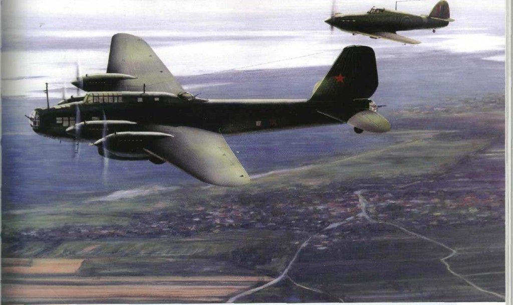 Hurricane and Pe 8